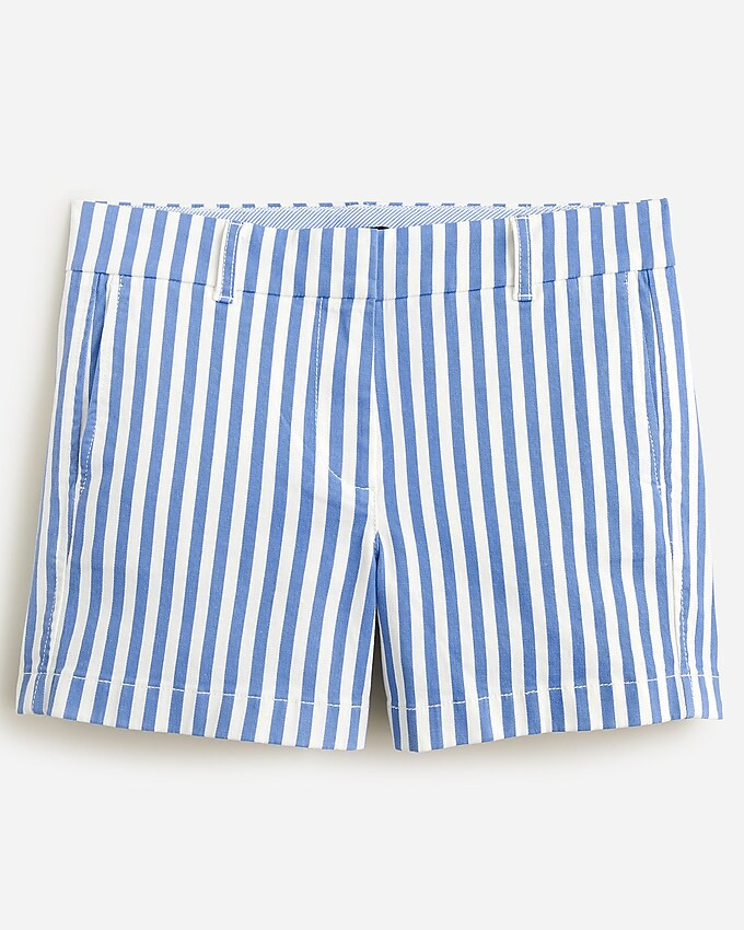 4" stretch chino short in stripe | J. Crew US