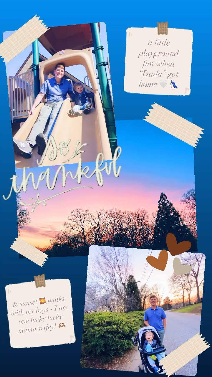 a little playground fun when “Dada” got home 🤍 🛝 & sunset 🌅 walks with my boys - I am one lucky lucky mama/wifey! 🫶🏽

#LTKbaby #LTKfamily #LTKhome