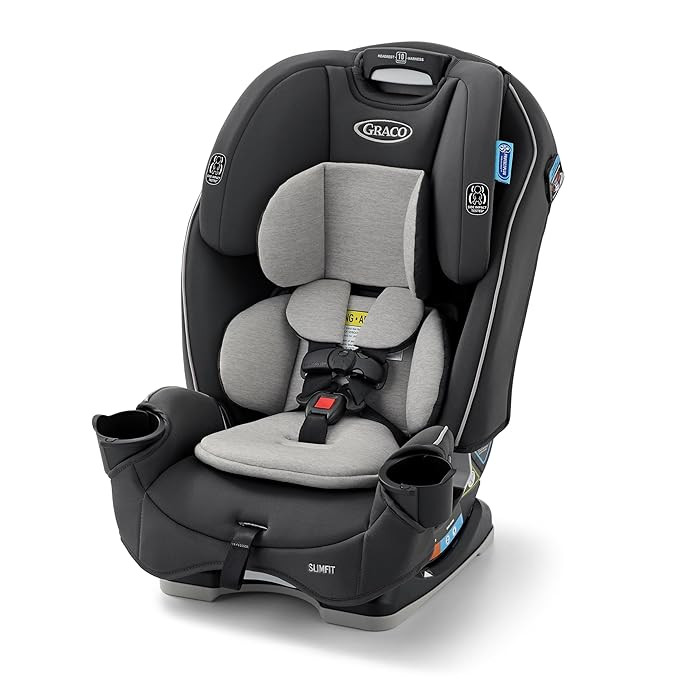 Graco Slimfit 3-in-1 Convertible Car Seat, Ultra-Space-Saving Design, Darcie 2.0, Suitable for Re... | Amazon (US)