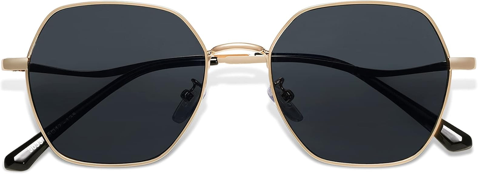 SOJOS Retro Hexagon Square Polarized Sunglasses for Women Men Vintage Hexagonal Polygon Shades SJ... | Amazon (US)