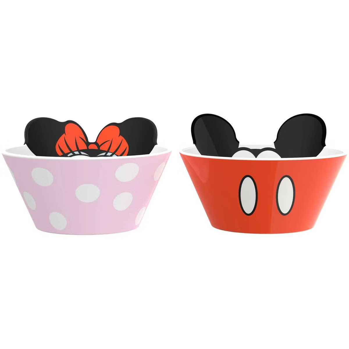 Zak Designs 2pk 19.6oz Mixed Disney Mickey and Minnie Iconic Snack Bowl Set | Target