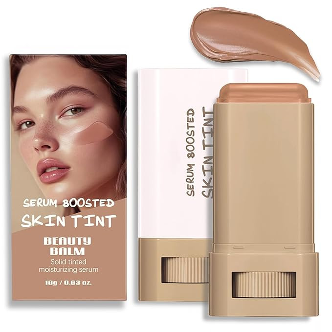 Foundation Stick Beauty Balm Serum Boosted Skin Tint, Serum Boosted Skin Tint Balm, Solid Tinted ... | Amazon (US)
