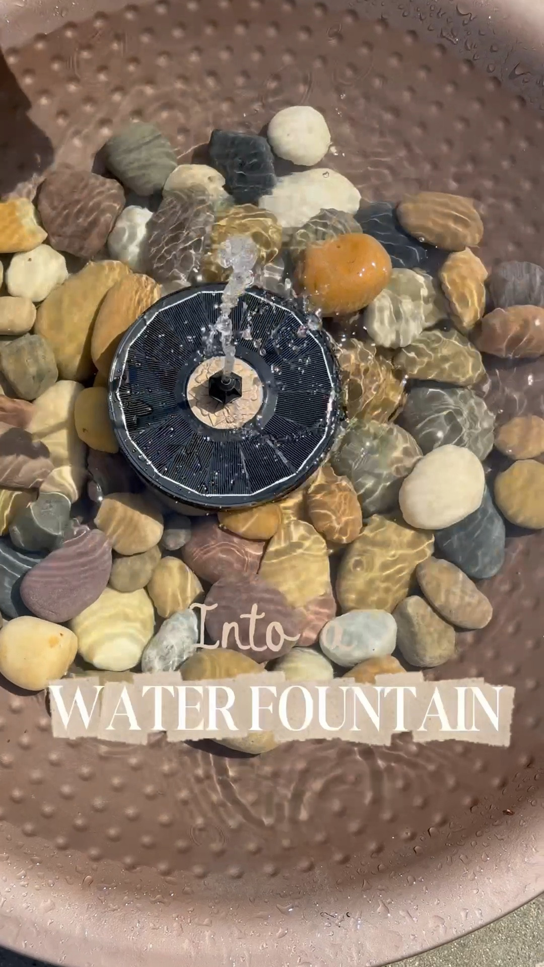Repurposing our old fire pit into a solar powered fountain for our patio this spring! 

An easy DIY and it adds so much charm to a backyard space 🤩

#LTKKids #LTKSeasonal #LTKHome