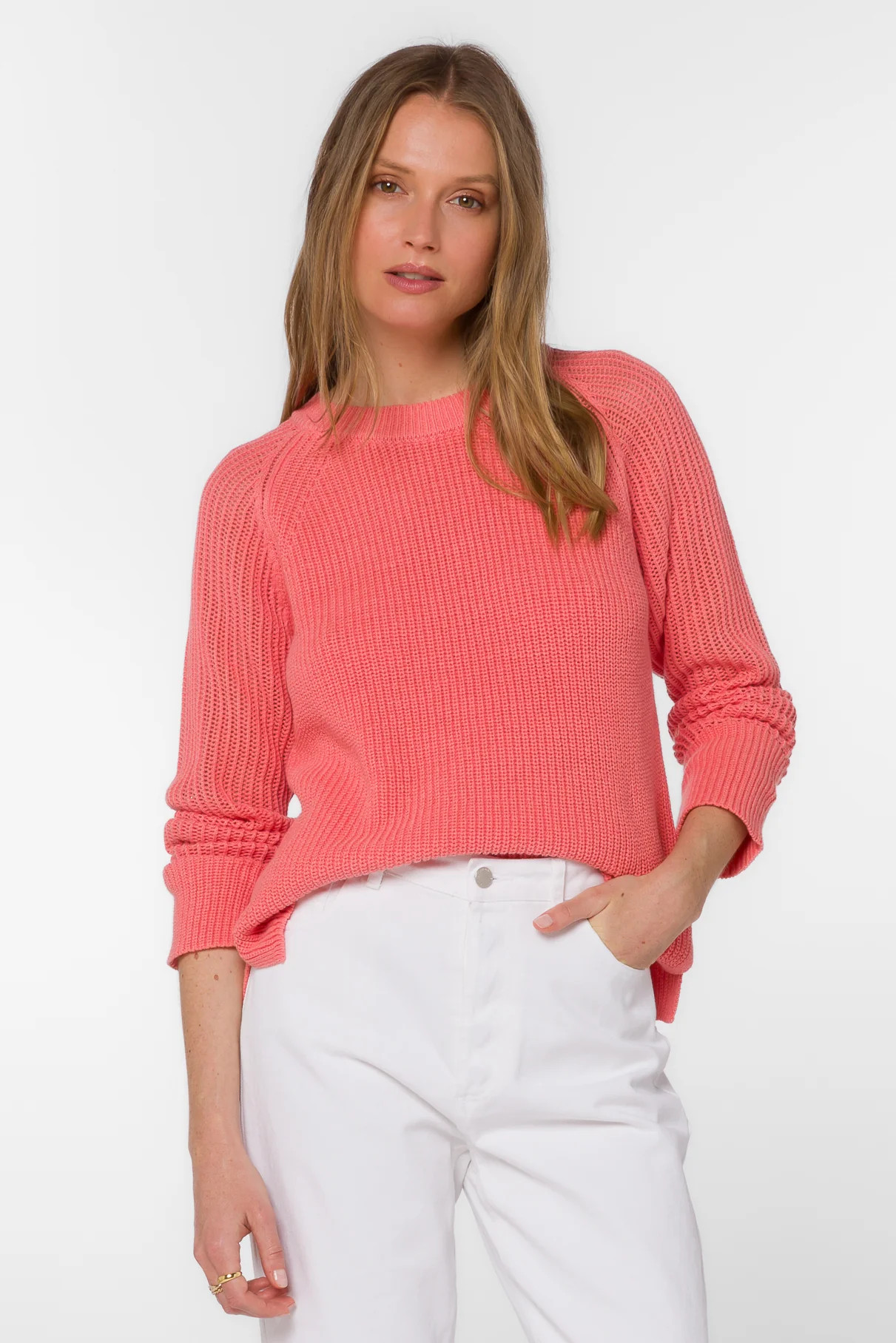 Craig Coral Sweater | Velvet Heart Clothing