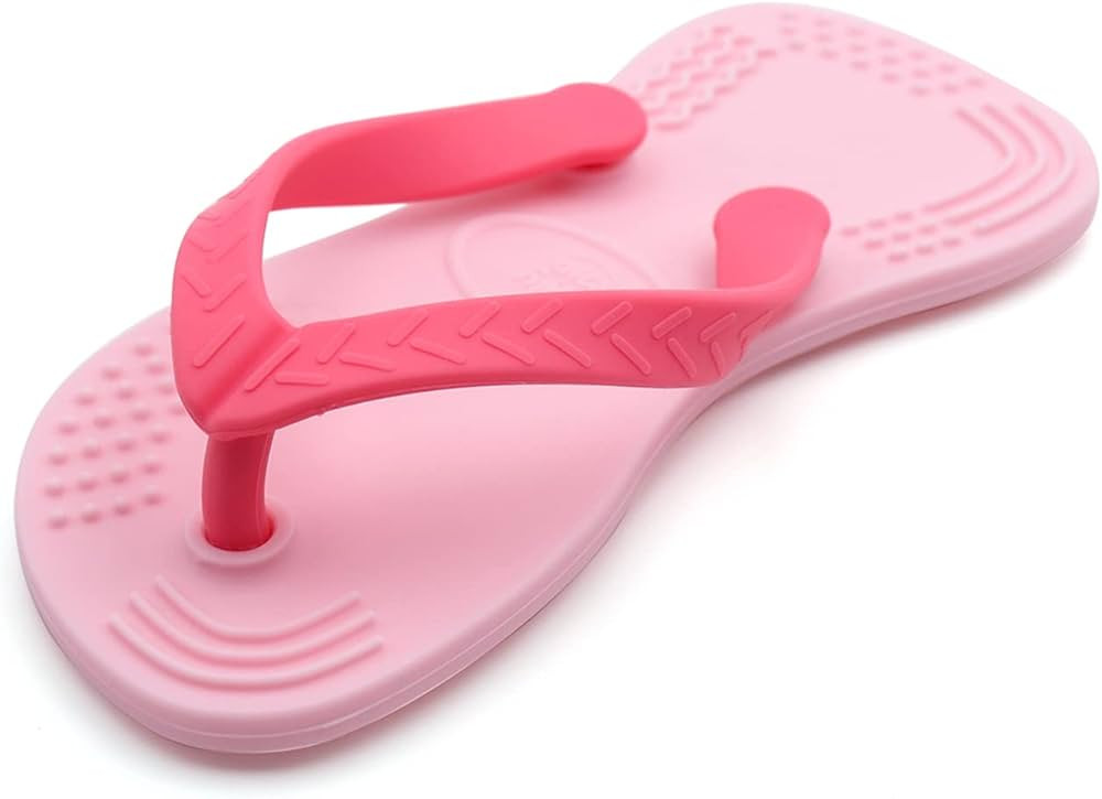 Smily Mia Flip-Flop Baby Teething Toys, Silicone Baby Teether for 3M+, Chewing Toys for Babies Te... | Amazon (US)