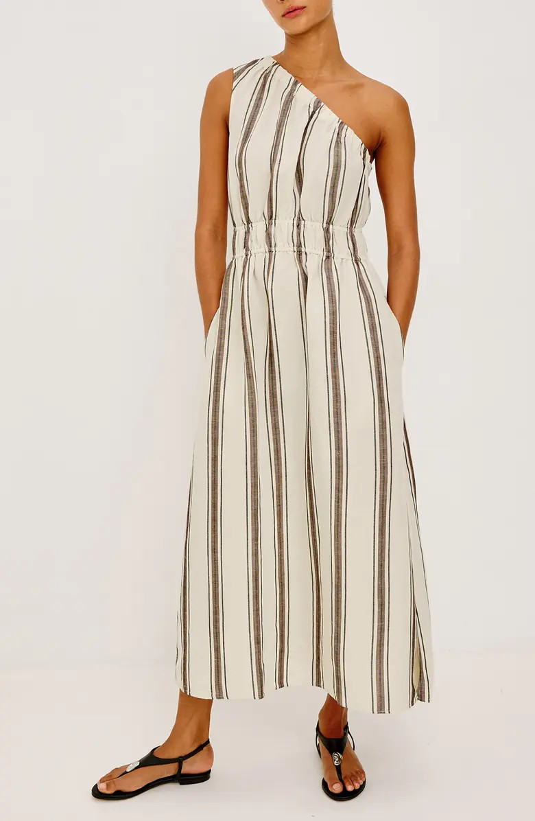 Rails Selani Stripe One-Shoulder Maxi Dress | Nordstrom | Nordstrom