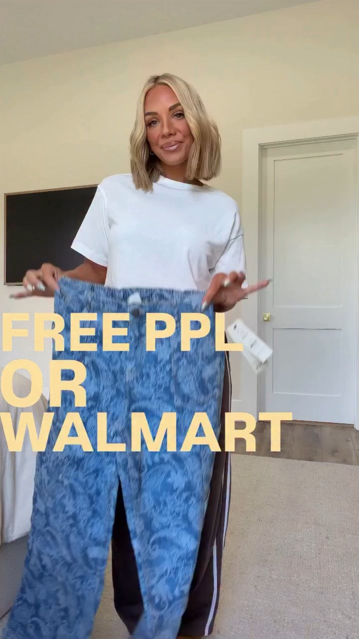 Type SHOP, and I’ll send you the links to this outfit from Walmart. That looks like it could be from free people. #walmart #cargopants #casualoutfits