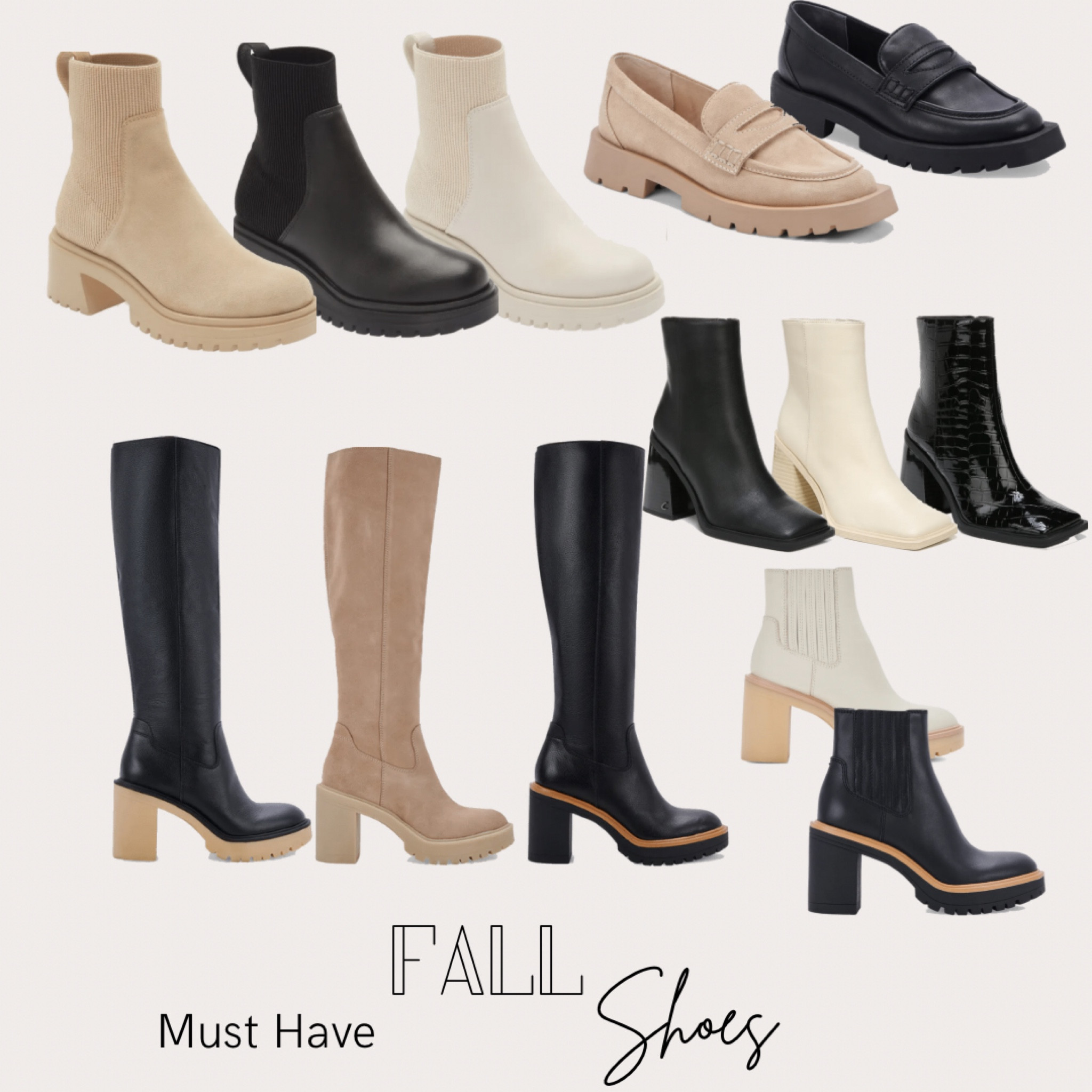 Fall 2022 / 2023 fashion trends 
Boots // over the knee boot // booties // mules // clogs // fall heels 

#LTKshoecrush #LTKSale #LTKSeasonal