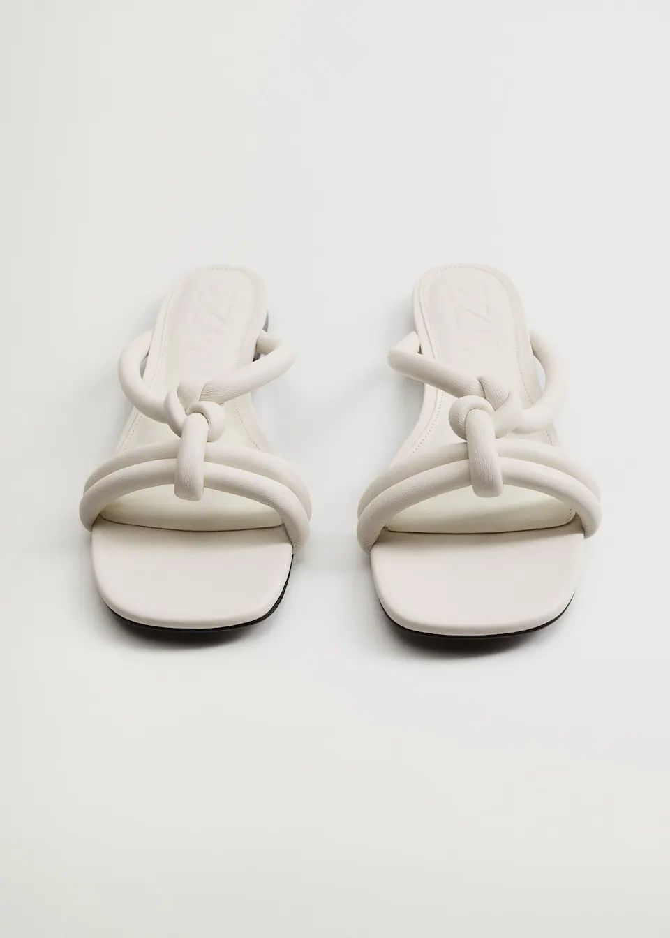 Knot strips sandals | MANGO (US)