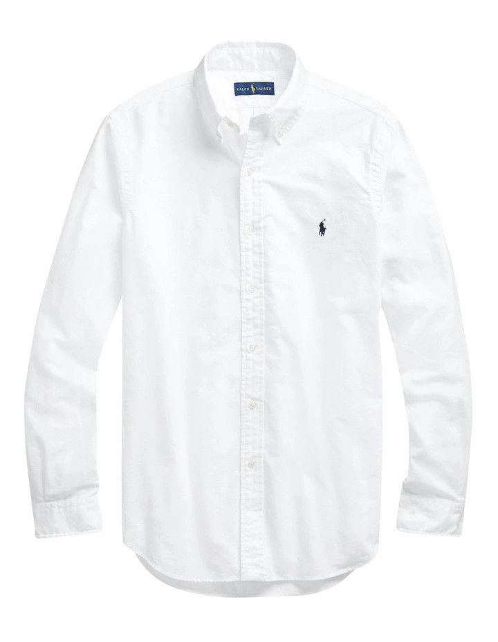 Slim Fit Garment-Dyed Oxford Shirt | Myer