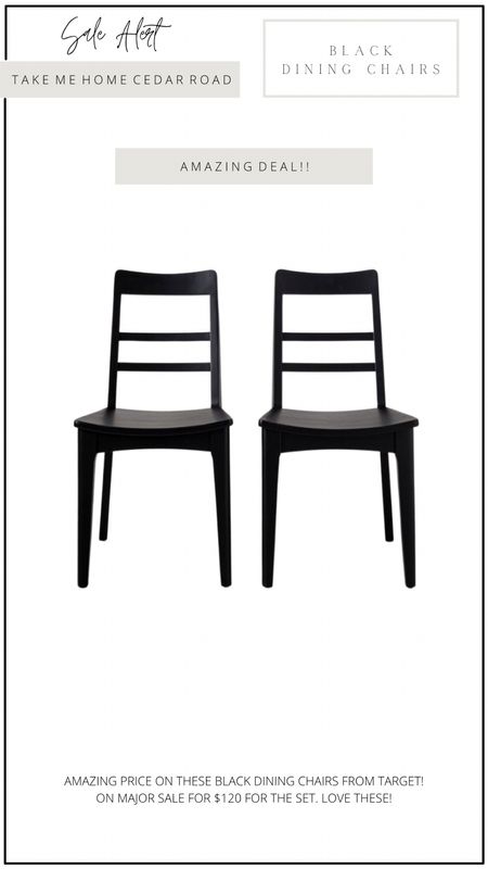 MAJOR SALE!!! Love this set of black dining chairs and the price is so good right now!!

Dining chair, dining room, kitchen chair, black dining chair 

#LTKfindsunder100 #LTKsalealert #LTKhome