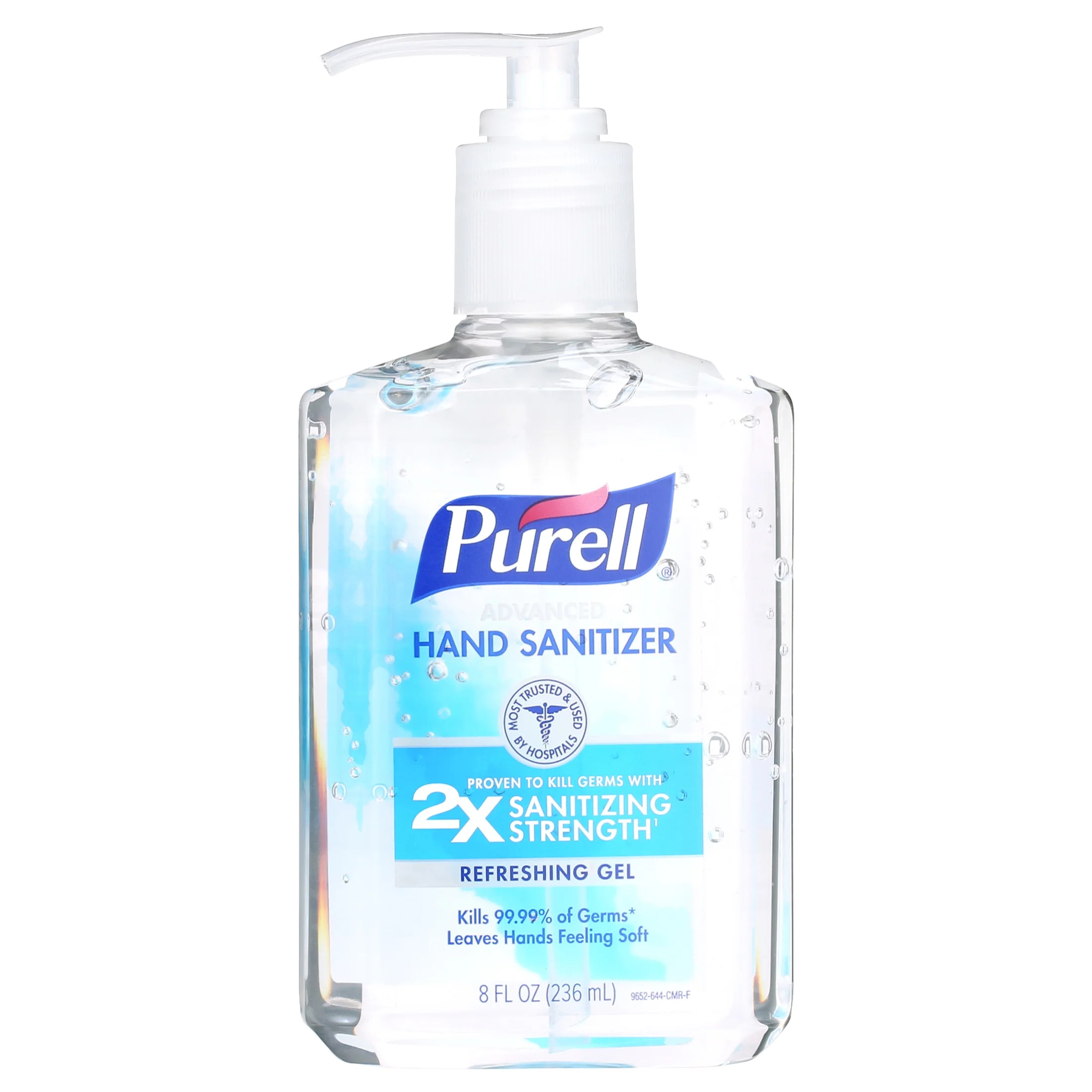 Purell Advanced Hand Sanitizer Refreshing Gel, 8 oz Pump Bottle | Walmart (US)