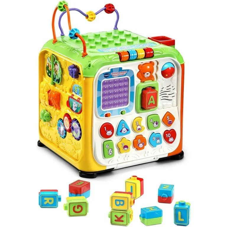 VTech Ultimate Alphabet Activity Cube, Green - Walmart.com | Walmart (US)