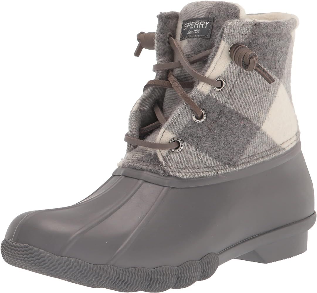 Sperry Women's Saltwater Emboss Wool Rain Boot | Amazon (US)