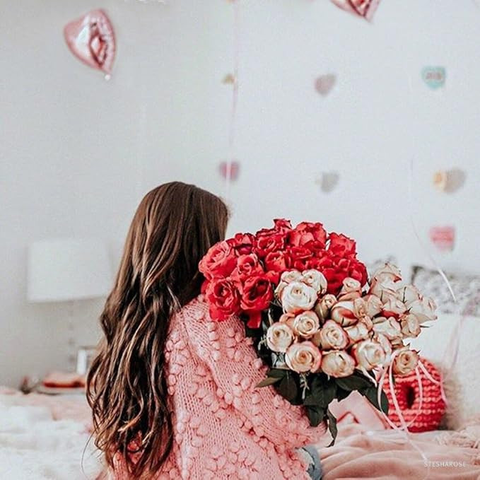 Chicwish Women's Soft Heart Shape Balls Hand Knit Open Front Hot Pink/Ivory/Lavender/Pink/Army Gr... | Amazon (US)