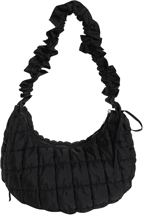 Ovida Women Large Puffy Tote Bag Quilted Down Cotton Padding Shoulder Bag Winter Warm Lightweight... | Amazon (US)
