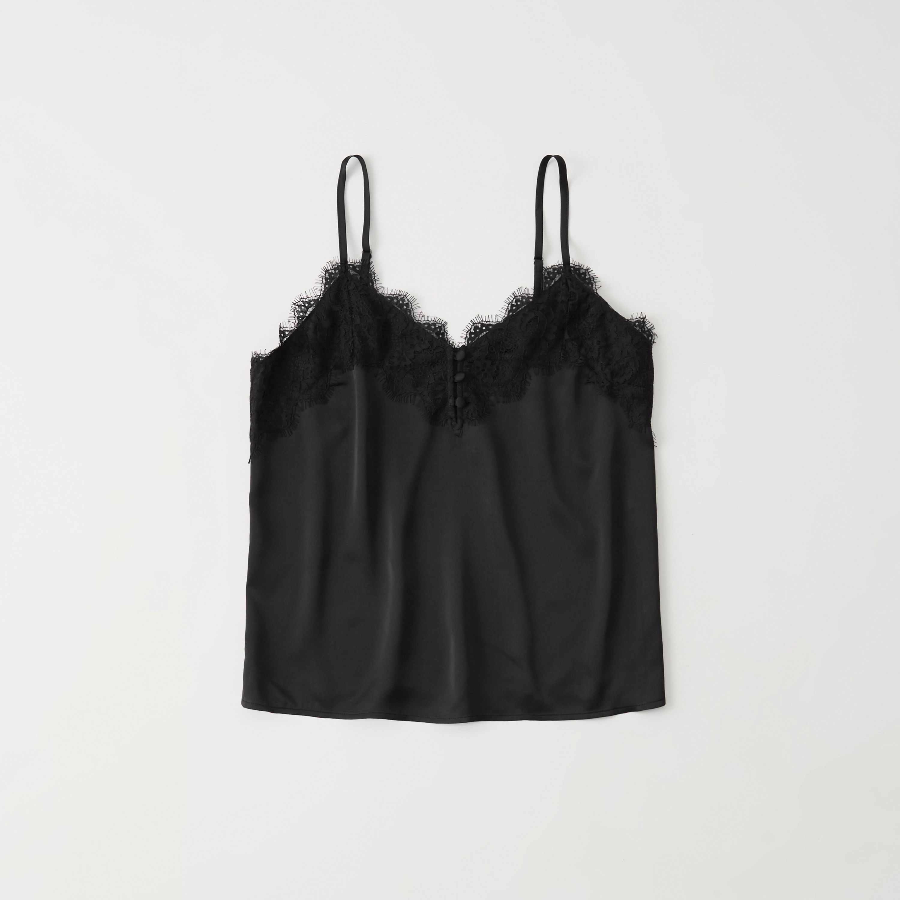 Satin Lingerie Cami | Abercrombie & Fitch (US)