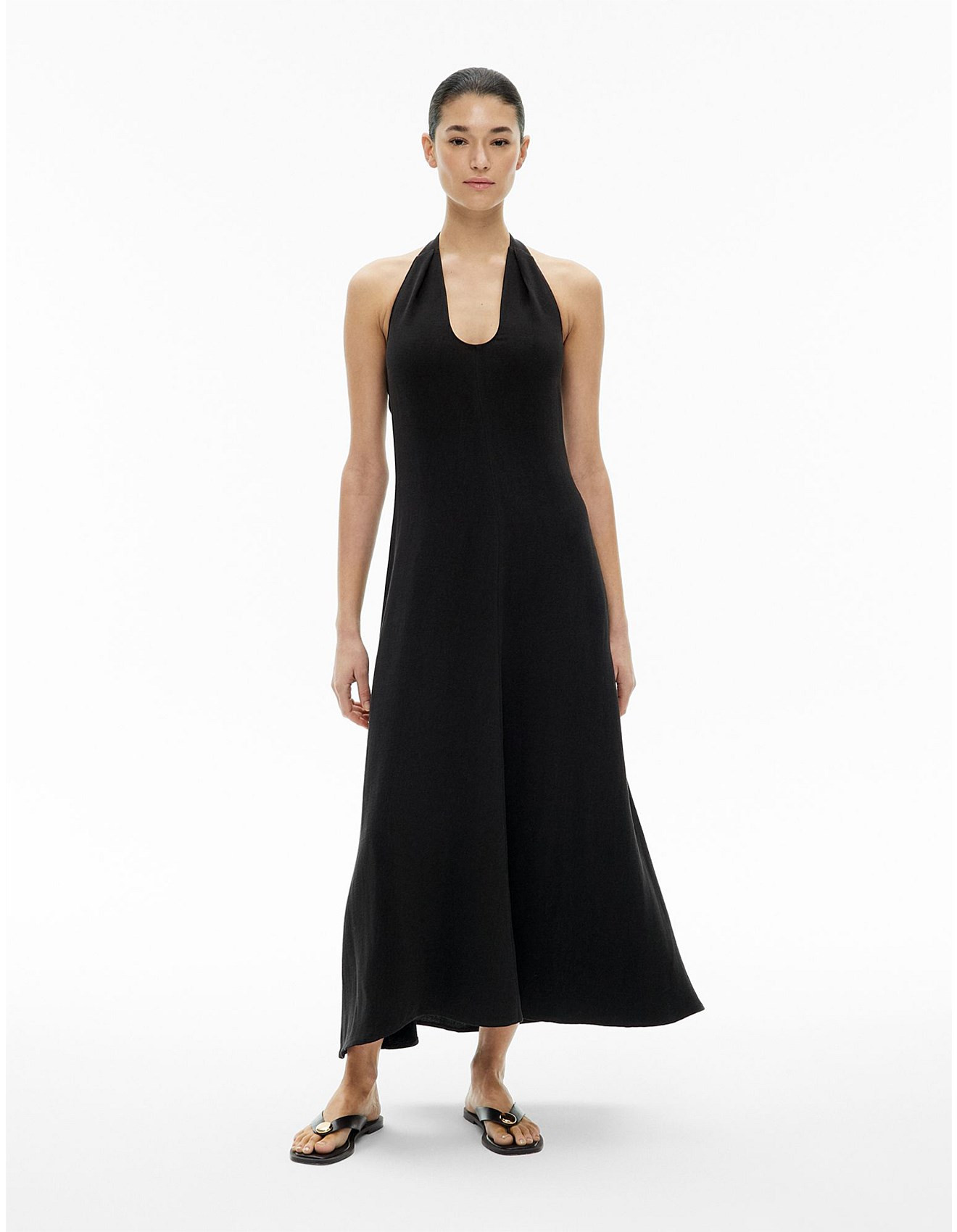Halter Fluid Dress | David Jones (Australia & New Zealand)