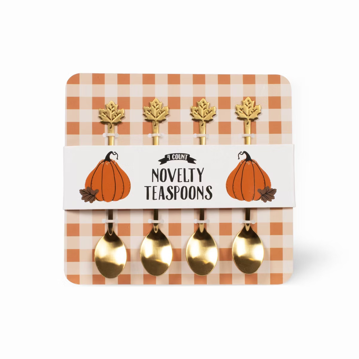 4pk Novelty Stir Spoons Leaf - Bullseye's Playground™ | Target