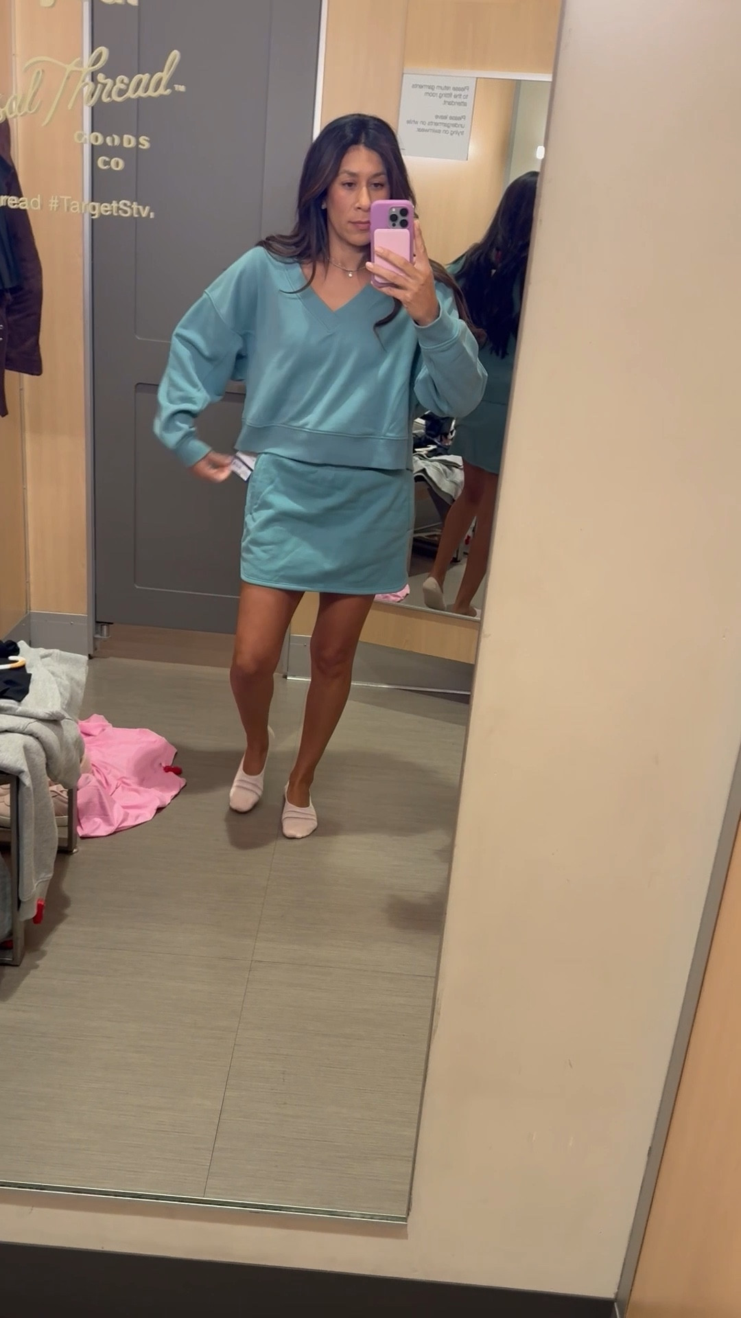 What do you think? Could be cute for weekend activities with the kiddos? I love the hidden shorts.  Or sure about the oversized cropped sweatshirt. But could be fun with sneakers  

#LTKFindsUnder50 #LTKActive #LTKSeasonal