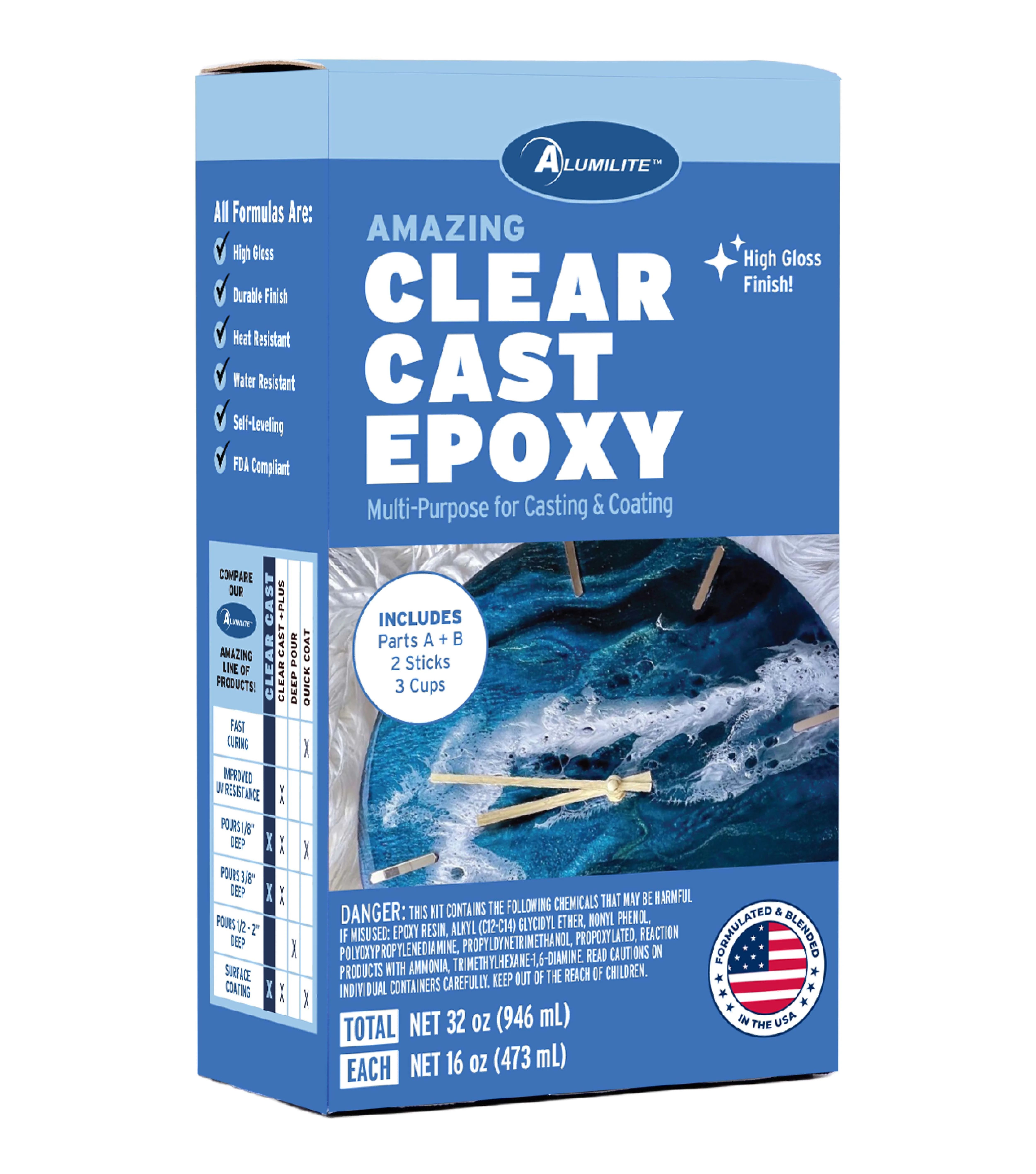 Alumilite Amazing Clear Cast Epoxy Resin 32oz | Walmart (US)