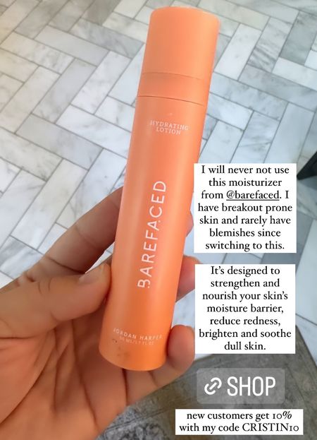 Never not repurchasing this moisturizer! New customers use CRISTIN10 for 10% off!
 
#barefaced


#LTKSeasonal #LTKbeauty