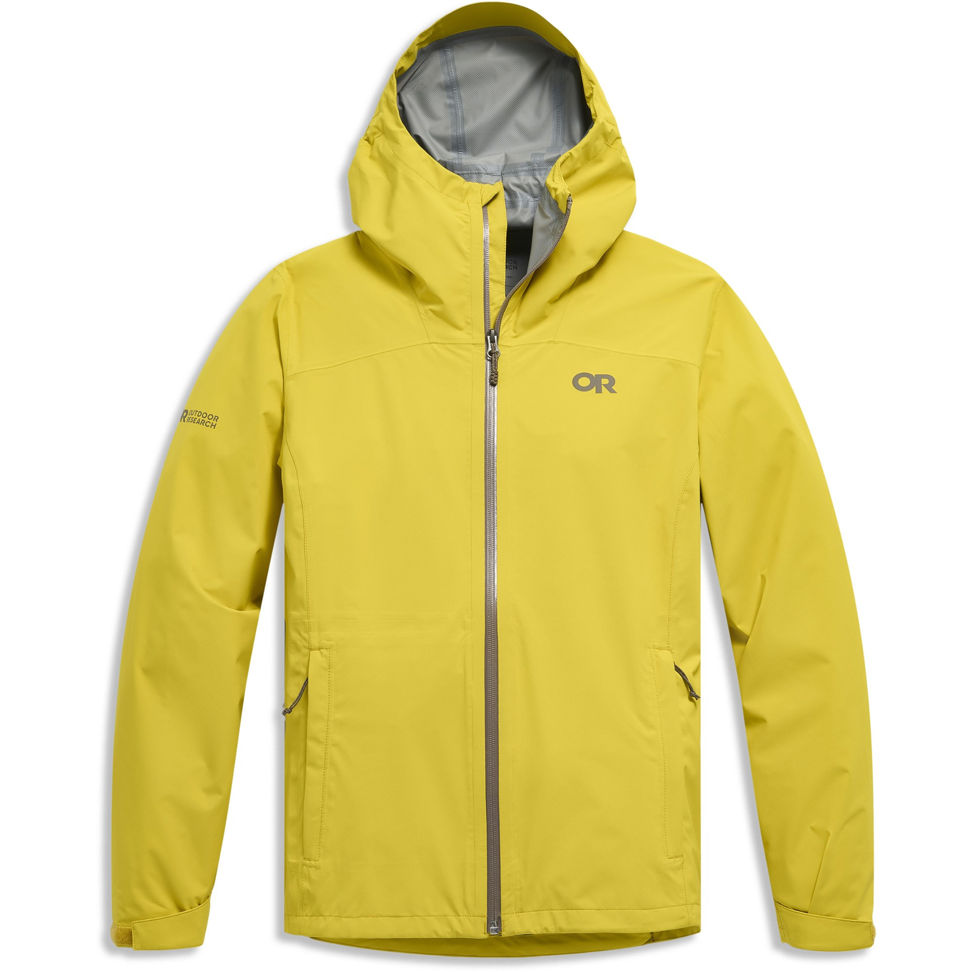 Outdoor Research Women's Stratoburst Stretch Rain Jacket  Yellow S | REI