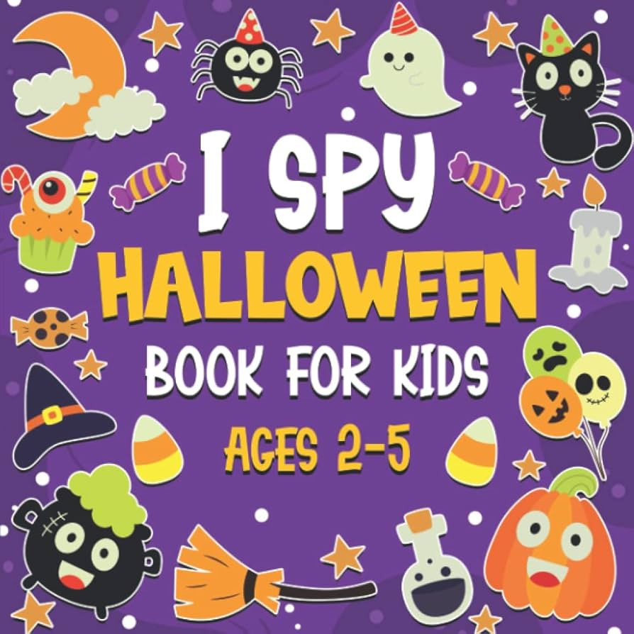 I Spy Halloween Book for Kids Ages 2-5: Fun Spooky Guessing Game and Coloring for Little Kids | Amazon (US)