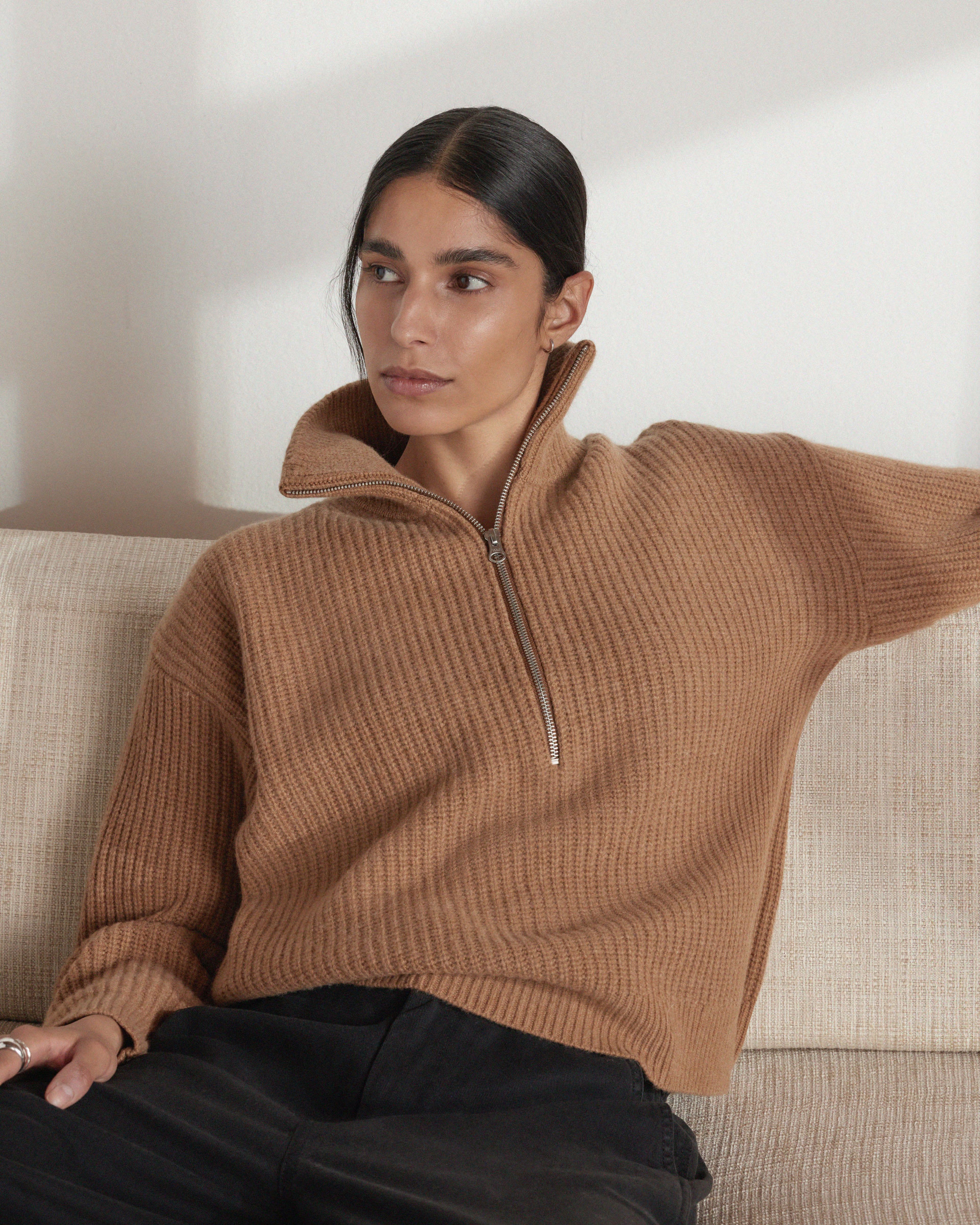 The Half-Zip Sweater in Luxe Merino | Everlane