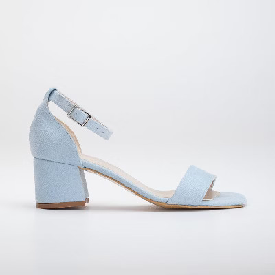 Iva - Baby Blue Suede Sandals Baby Blue Suede 8 Forever & Always Shoes | Target
