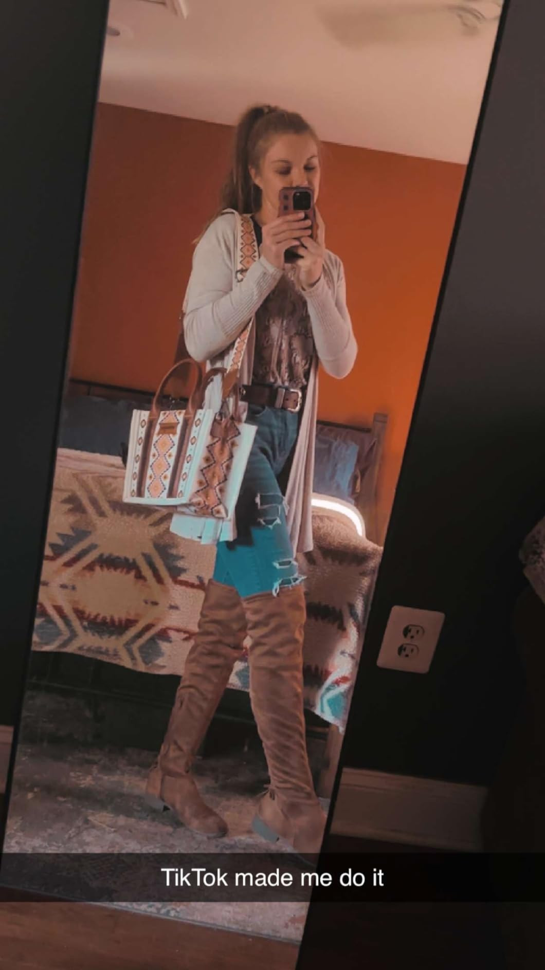 Wrangler Tote Bag Western Purses for Women Shoulder Boho Aztec Handbags | Amazon (US)