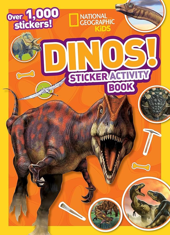 National Geographic Kids Dinos Sticker Activity Book: Over 1,000 Stickers! (NG Sticker Activity B... | Amazon (US)