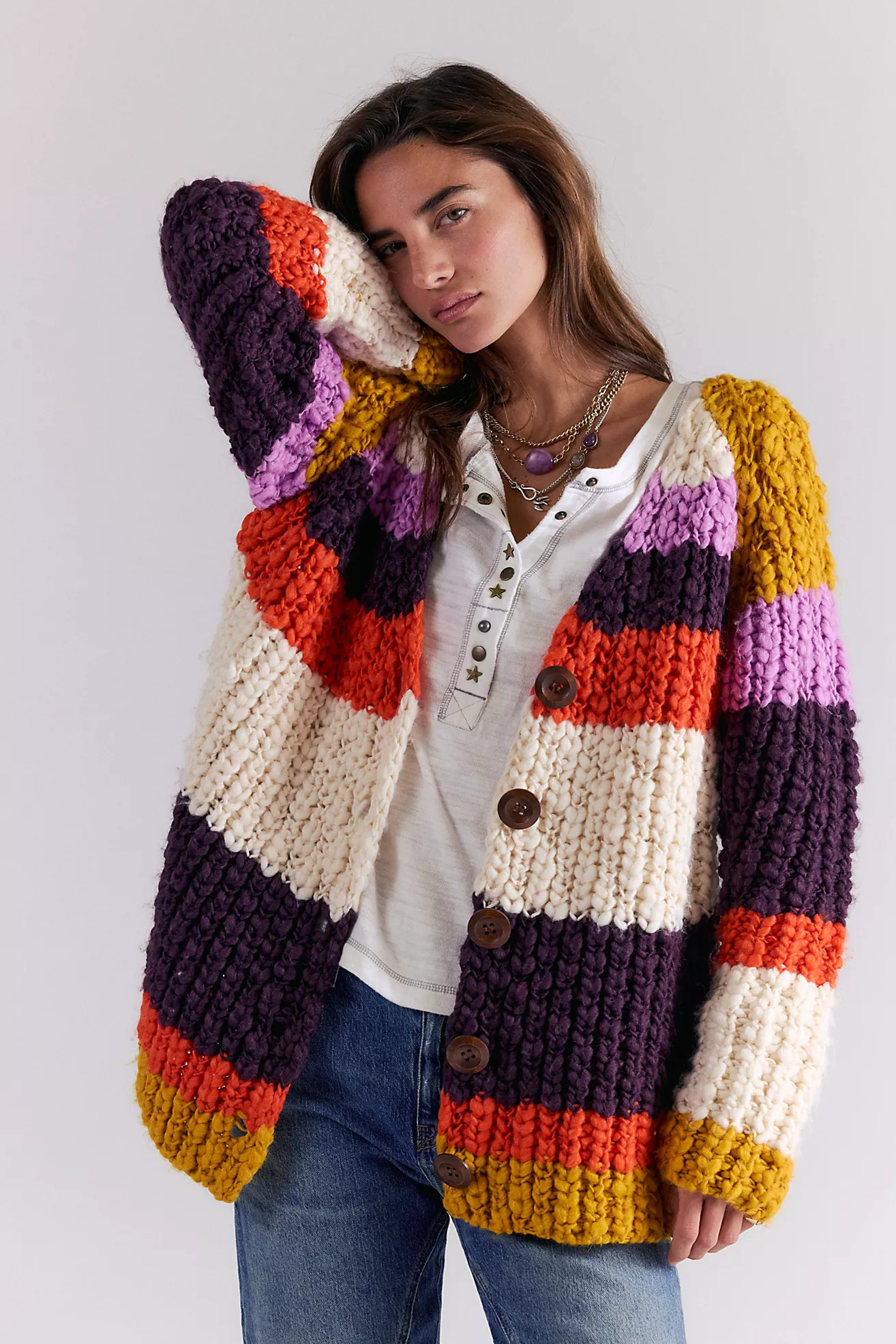 Myles Stripe Cardi | Free People (Global - UK&FR Excluded)