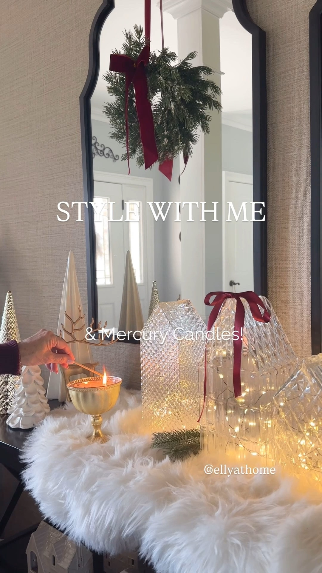 Beautiful Crystal holiday houses and Mercury candles, ship free,  for a gorgeous Christmas glow! Shop more holiday decor accessories. Pottery Barn, Amazon, Target  

#LTKHoliday #LTKFindsUnder50 #LTKHome