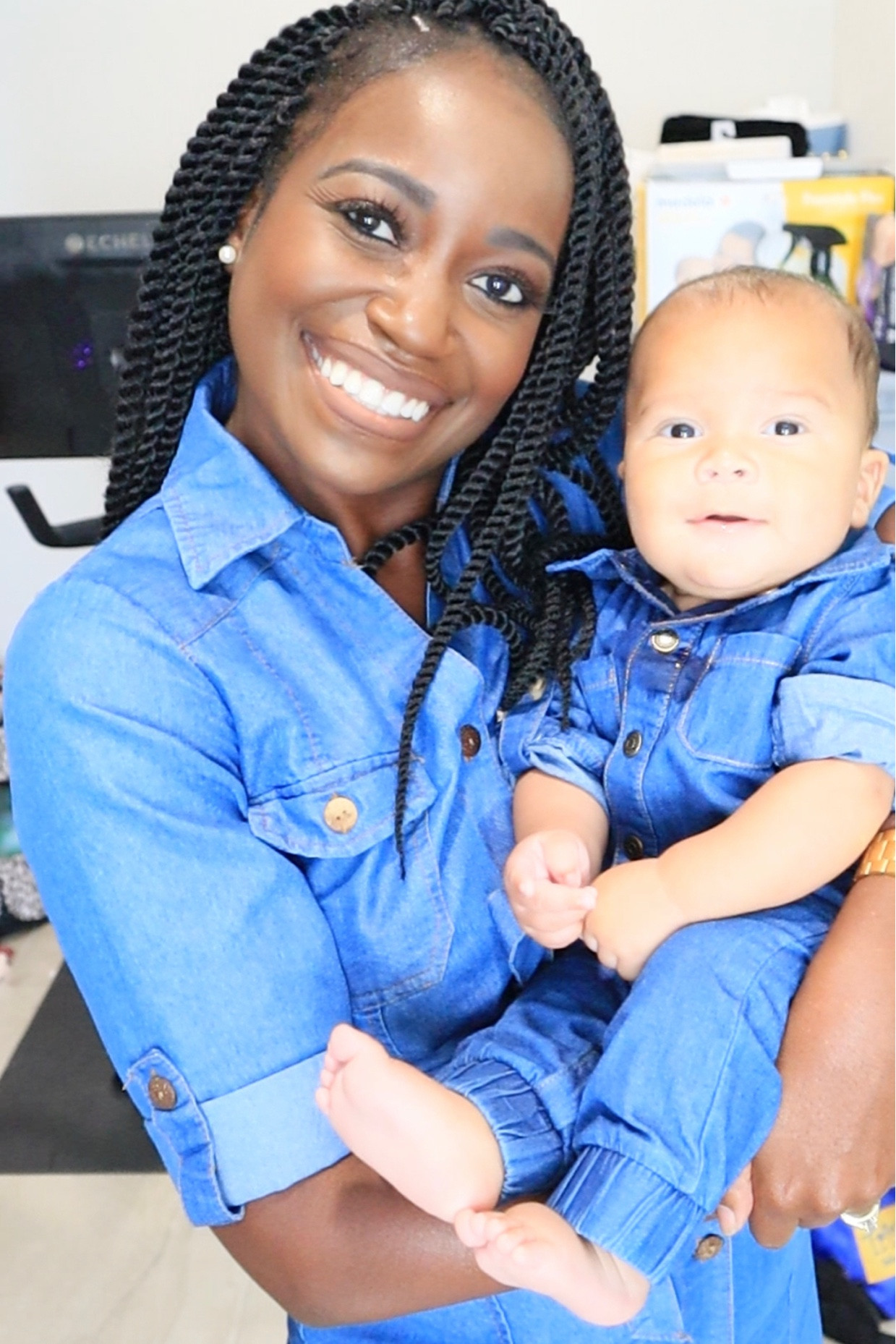 Mommy and baby matching denim! Love matching with my baby boy! 

Denim // mommy and me matching // mommy son matching // baby denim // baby fashion // twinning 

#LTKbaby #LTKkids #LTKfamily