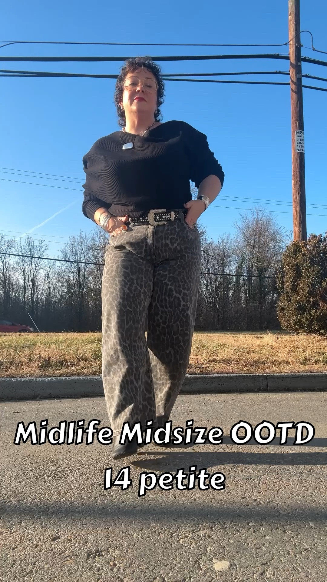 Jeans are 14 and come in misses and plus size. Sweater is XL, belt is L vintage I linked to similar. 

#LTKootd #LTKOver40 #LTKMidsize