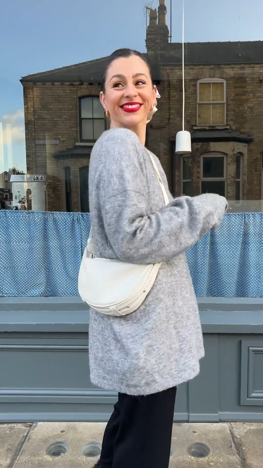 & other stories, Hush, Sleeper, Coach, Coggles, H&m, Liberty, transitional outfit, transitional style, winter outfit, winter fashion, black trousers, satin trousers, black feather trousers, grey jumper, oversized jumper, white leather crossbody bag, satin scrunchie, silver loafers, metallic loafers, winter outfit ideas, style inspiration 

#LTKstyletip #LTKeurope #LTKSeasonal