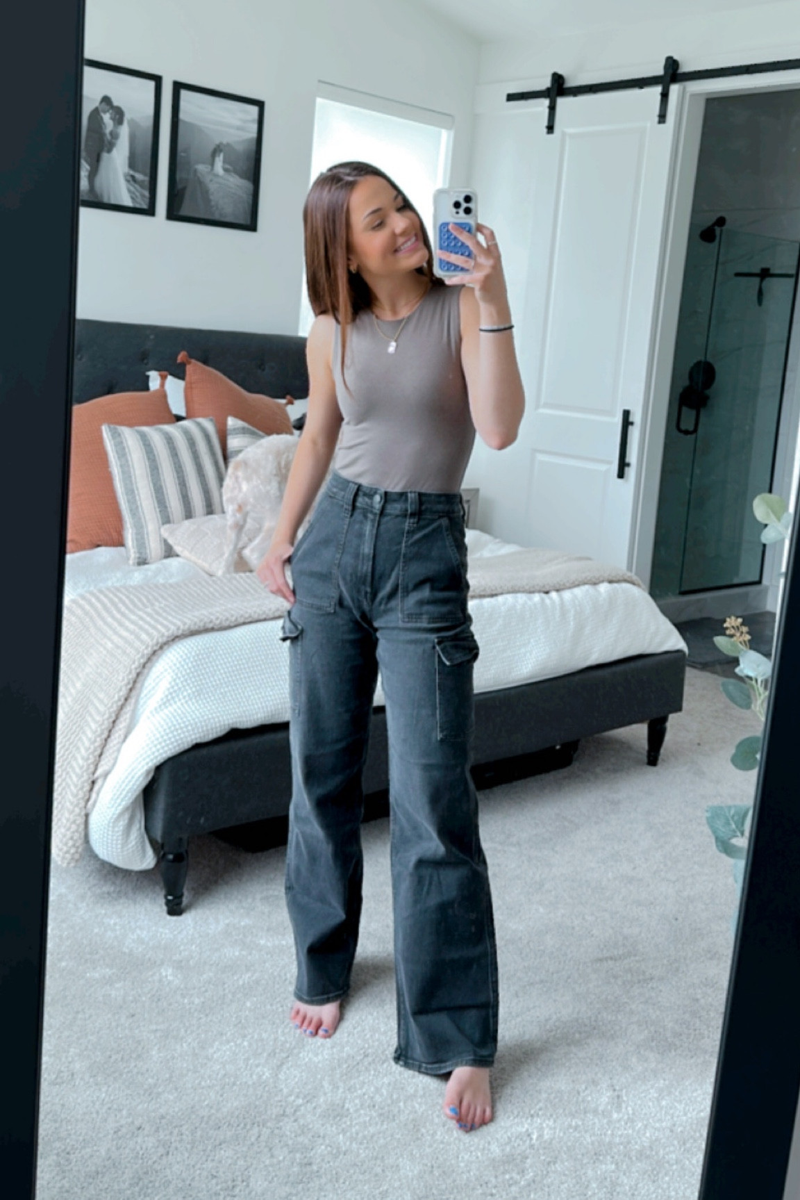 ootd 🙈 size 3R in pants, small in bodysuit! 

#LTKstyletip #LTKfit #LTKunder100