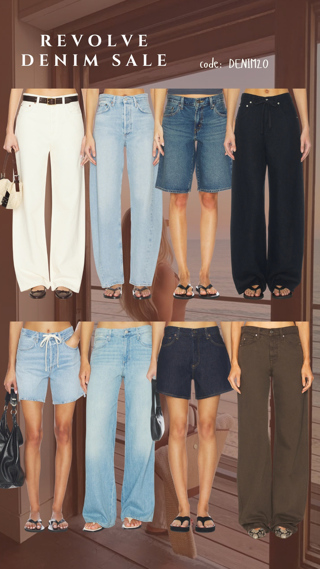 Revolve is having a sale on select denim with code DENIM20 

 #LTKgrwm #LTKootd #LTKSaleAlert