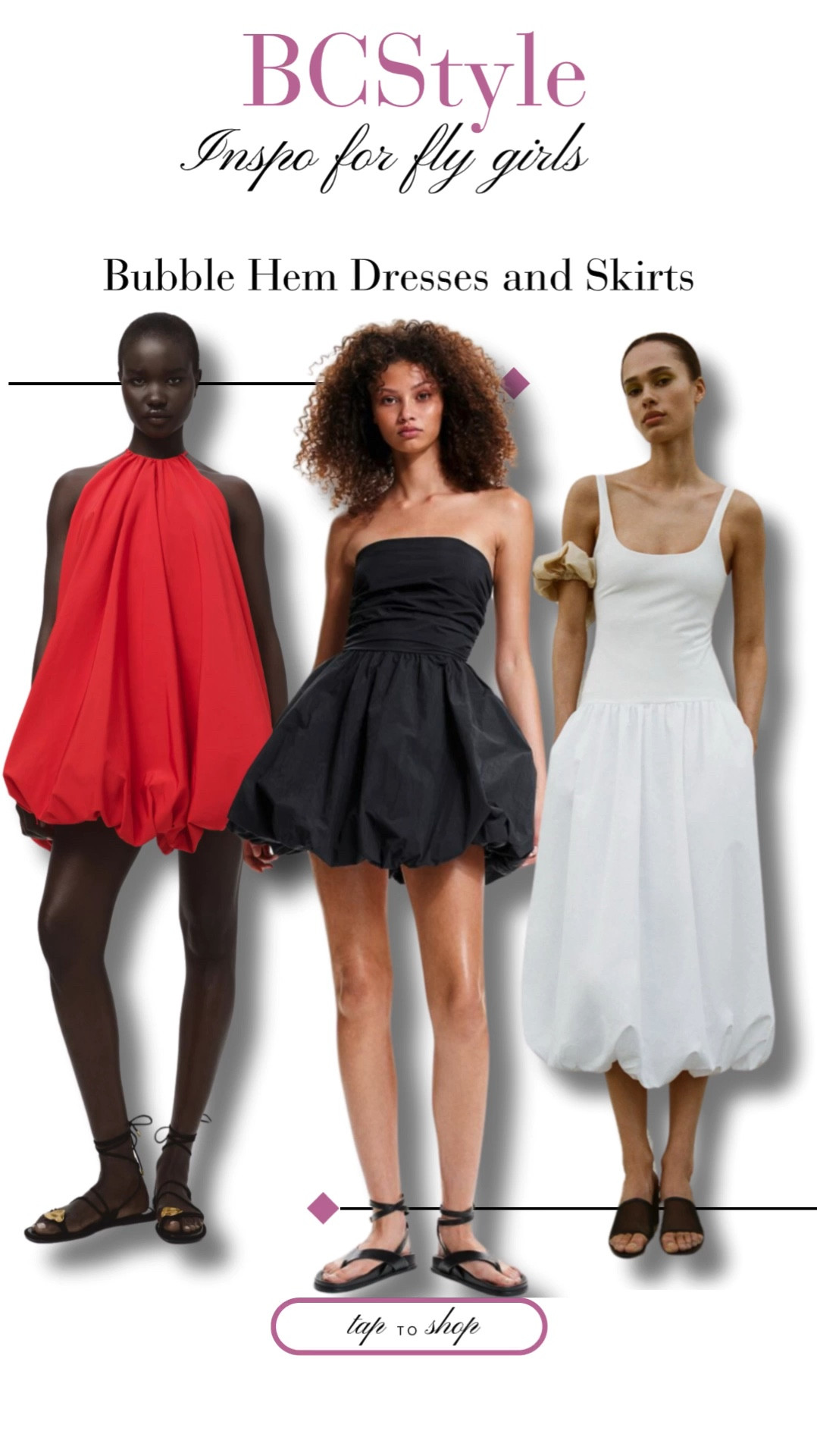 Are you feeling the bubble hem trend? Here are few pieces I think are cute. Two can be found at the link in my bio on IG, the other and inspo are tagged below. 

#LTKStyleTip