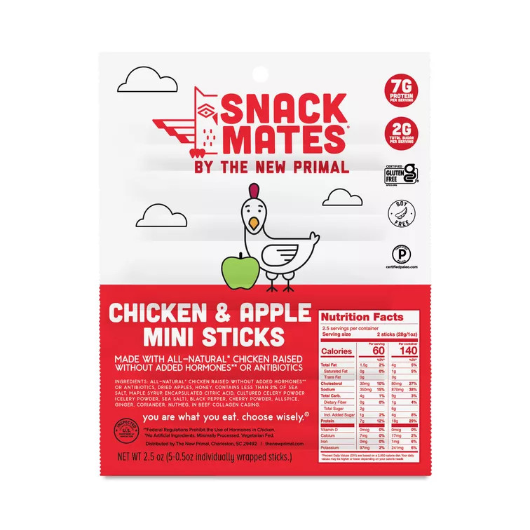 Snack Mates Sticks, Chicken & Apple | Thrive Market