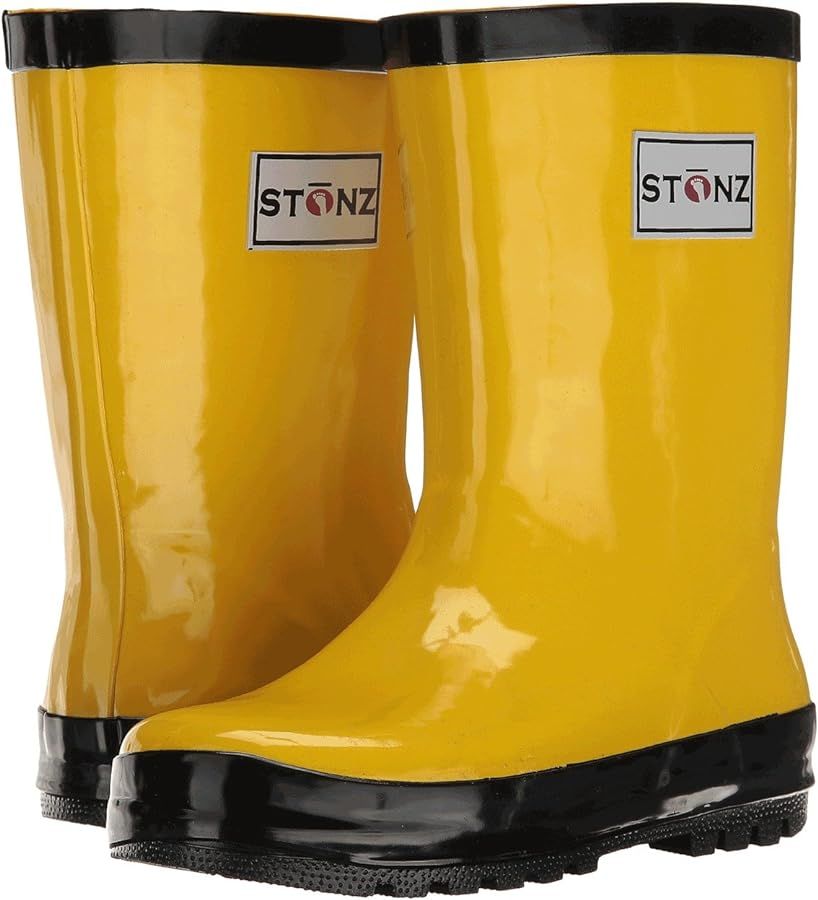 Stonz Kids Rubber Rain Boots for Boys and Girls, Cute Waterproof Toddler Shoes with Non-Slip Bott... | Amazon (US)