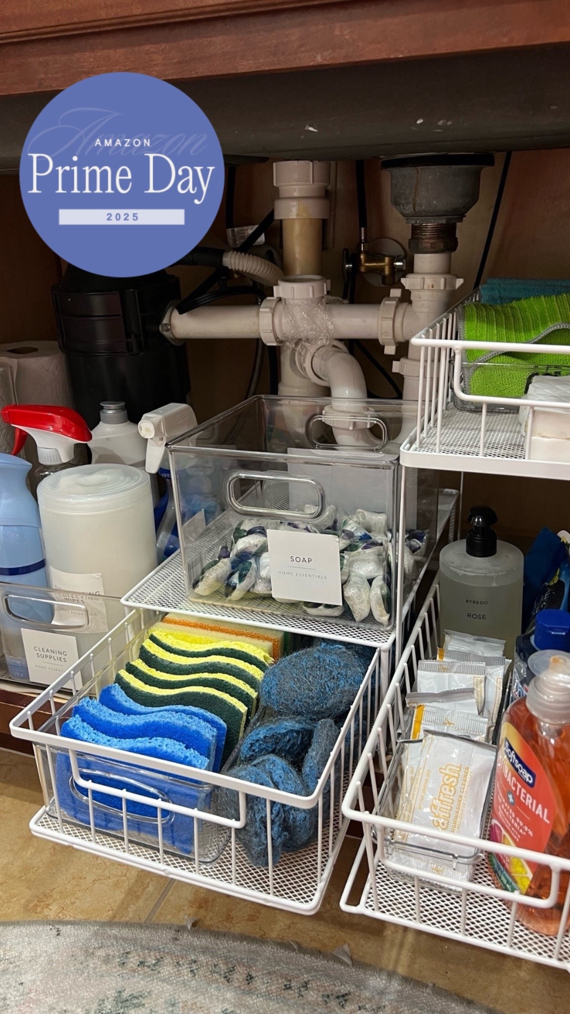 Loving this under kitchen sink storage organization! All the organizers are from Amazon and super affordable!

#LTKHome #LTKSaleAlert
