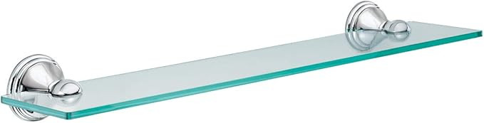 Moen DN8490CH Preston Collection 19.5-Inch Wide x 4-Inch Deep Decorative Glass Bathroom Vanity Sh... | Amazon (US)