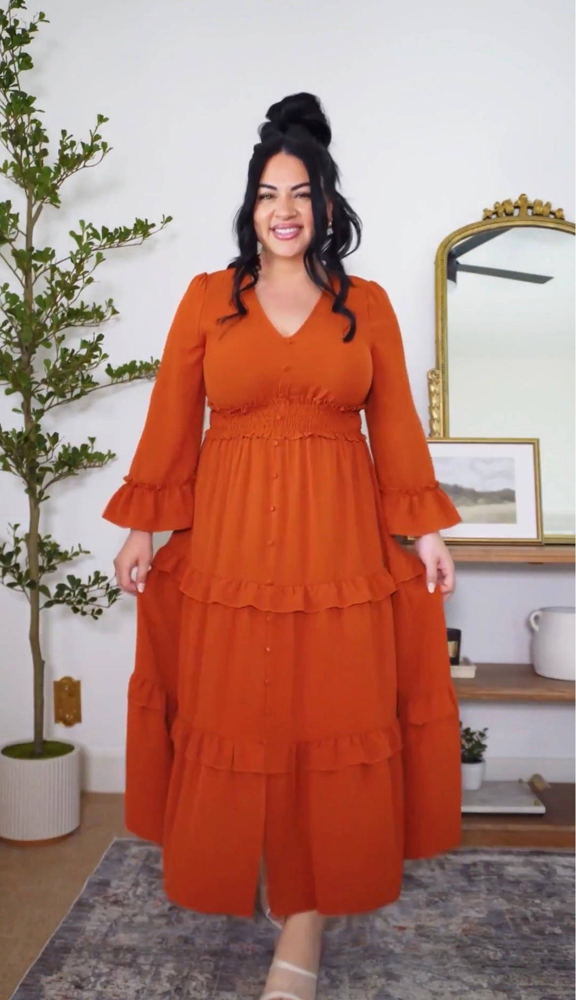 size large in this amazon summer to fall dress!

#LTKootd #LTKSeasonal #LTKMidsize