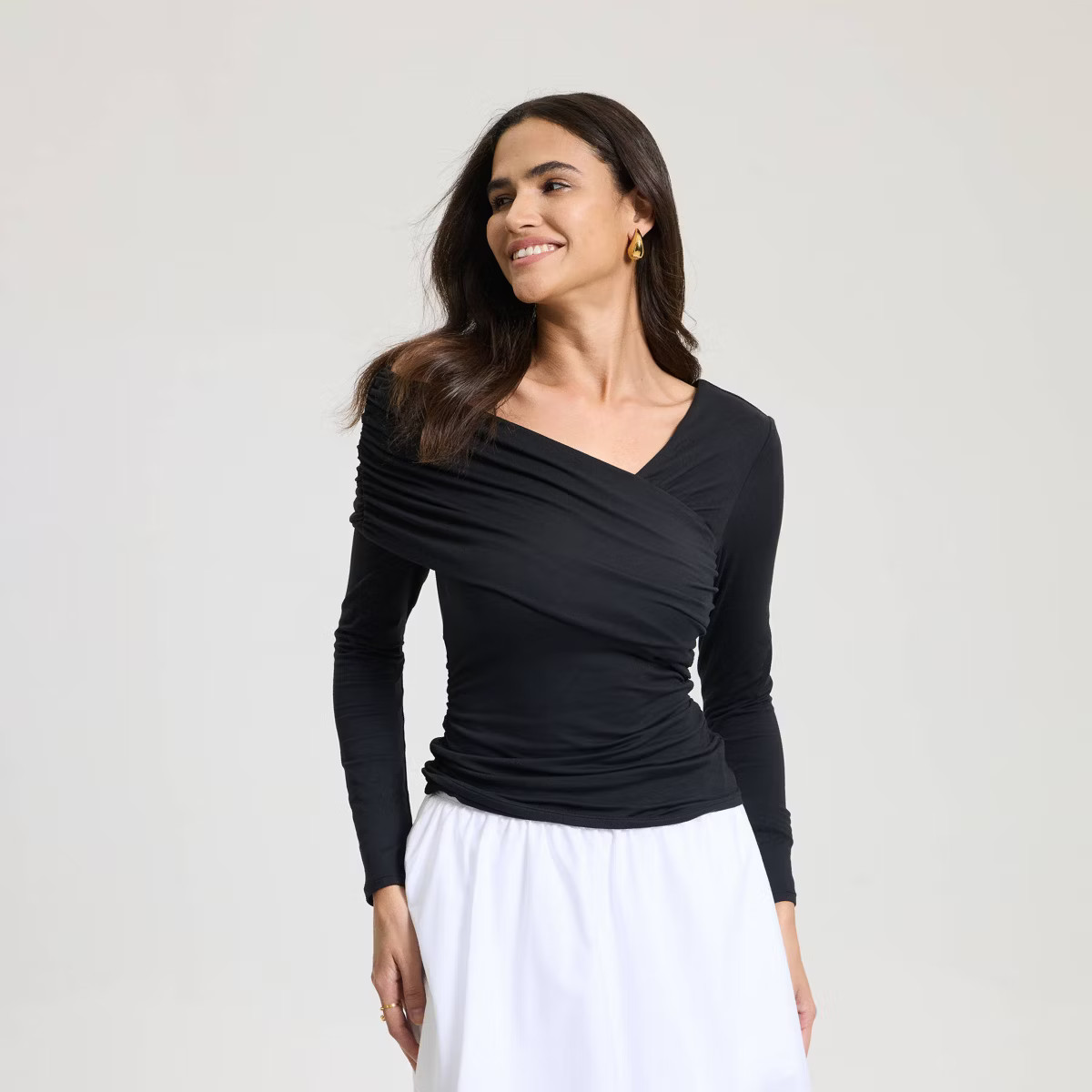 Women's Asymmetric Knit Top - A New Day™ | Target