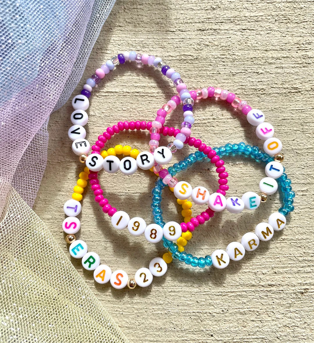 Taylor swift friendship exchange bracelets, eras 2023 concert | Etsy (US)