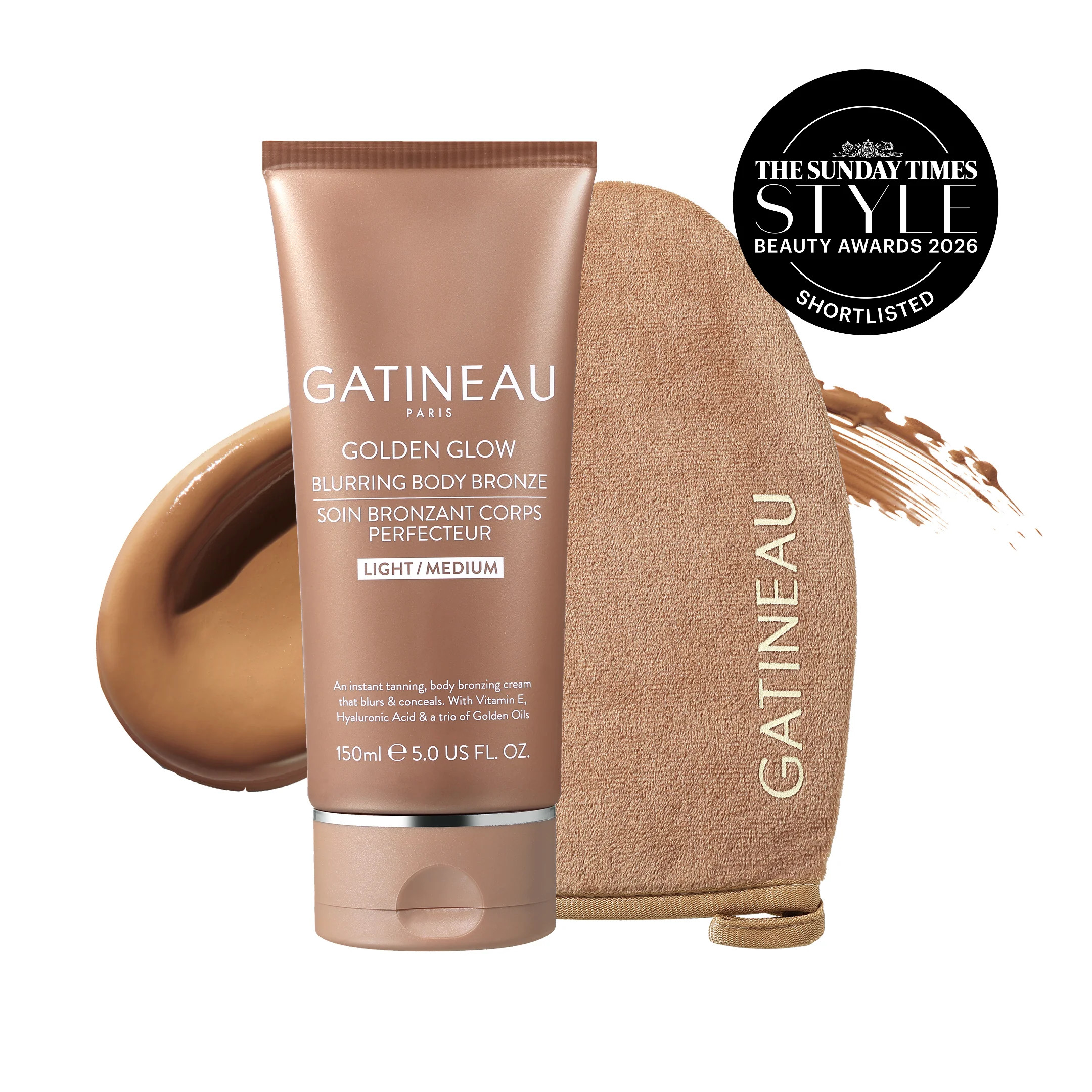 Golden Glow Blurring Body Bronze & Mitt Duo | Gatineau