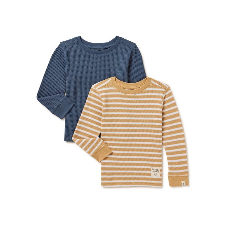 easy-peasy Baby and Toddler Boy Long-Sleeve T-Shirts, 2-Pack, Sizes 12M-5T | Walmart (US)