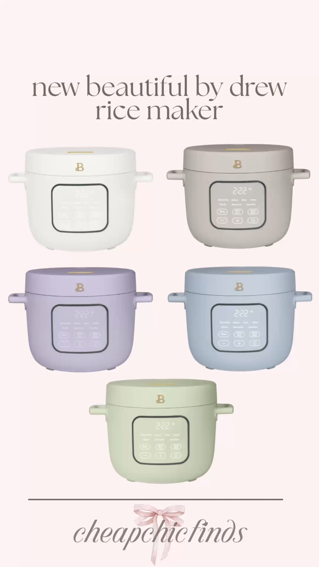 New beautiful by Drew rice maker!  

#LTKHoliday #LTKHome #LTKGiftGuide